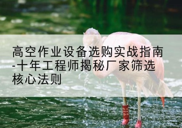 抚松剪叉式升降机厂家-高空作业设备选购实战指南-十年工程师揭秘厂家筛选核心法则